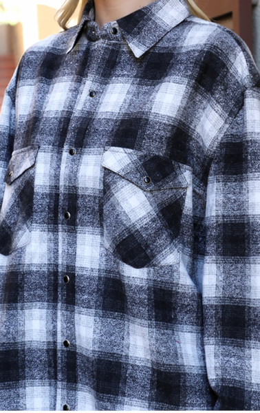 Snap Button Flannel