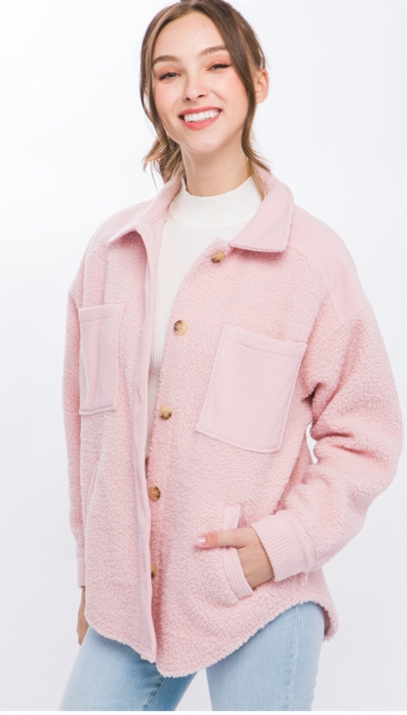 RESTOCK- Sherpa Love Jacket- 4 Colors