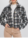 Casual Plaid Button Up Flannel W/Front Pockets