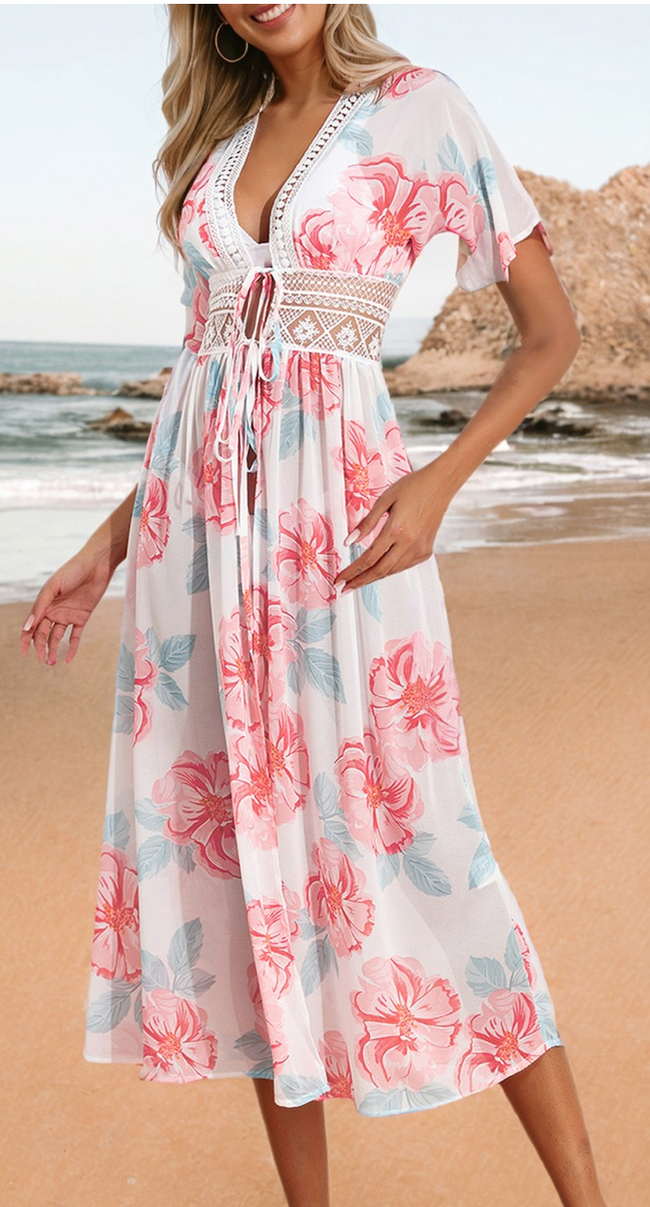 Going On Vaca Cover-Up Dress
