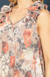 Ruffled Floral Tank