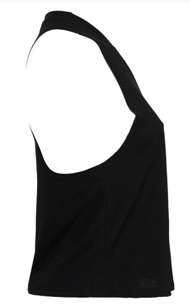 Last Night (black tank) Crop