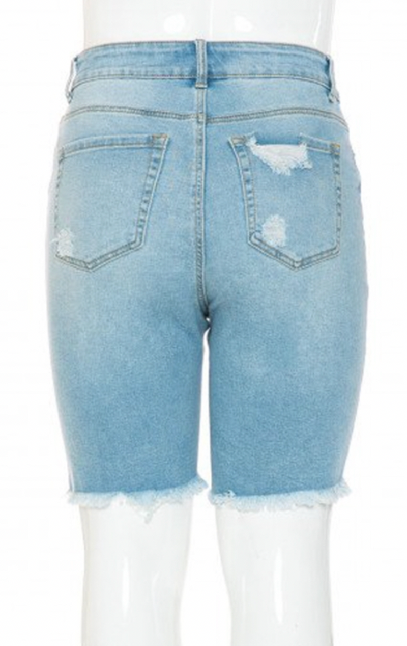 WJ Bermuda Jean Shorts - 1X to 3X