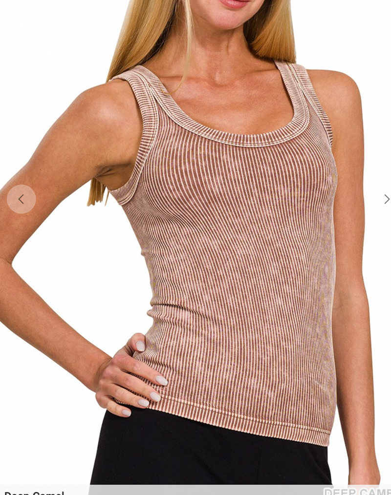 The Longer Crop Tank Reorder - 5 colors