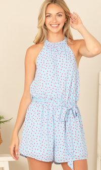 Halter Heart Romper (2 colors)