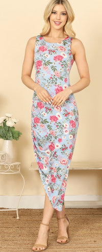 Floral Asym Hem (2 colors)