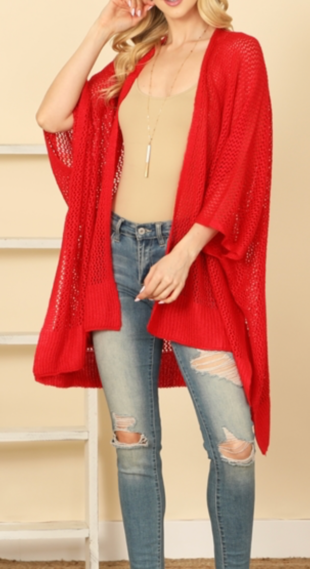 The Mesh Cardi (Many colors)