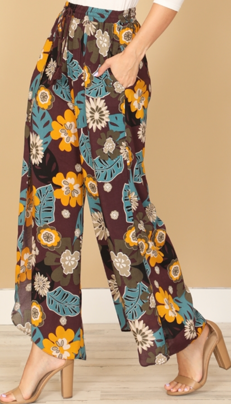 Floral Tulip Pants