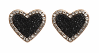 Hearts and Bling Earring