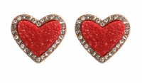 Hearts and Bling Earring