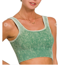 Square Neck Tank W/ Padding - Style 2