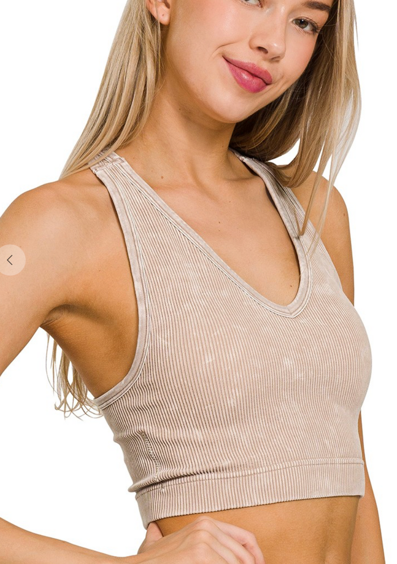 V-Neck Tank W/ Padding - Style 1