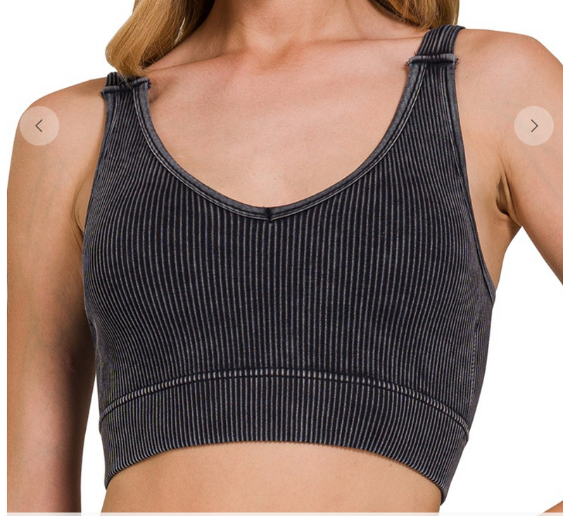 V-Neck Tank W/ Padding - Style 2 (9 colors)