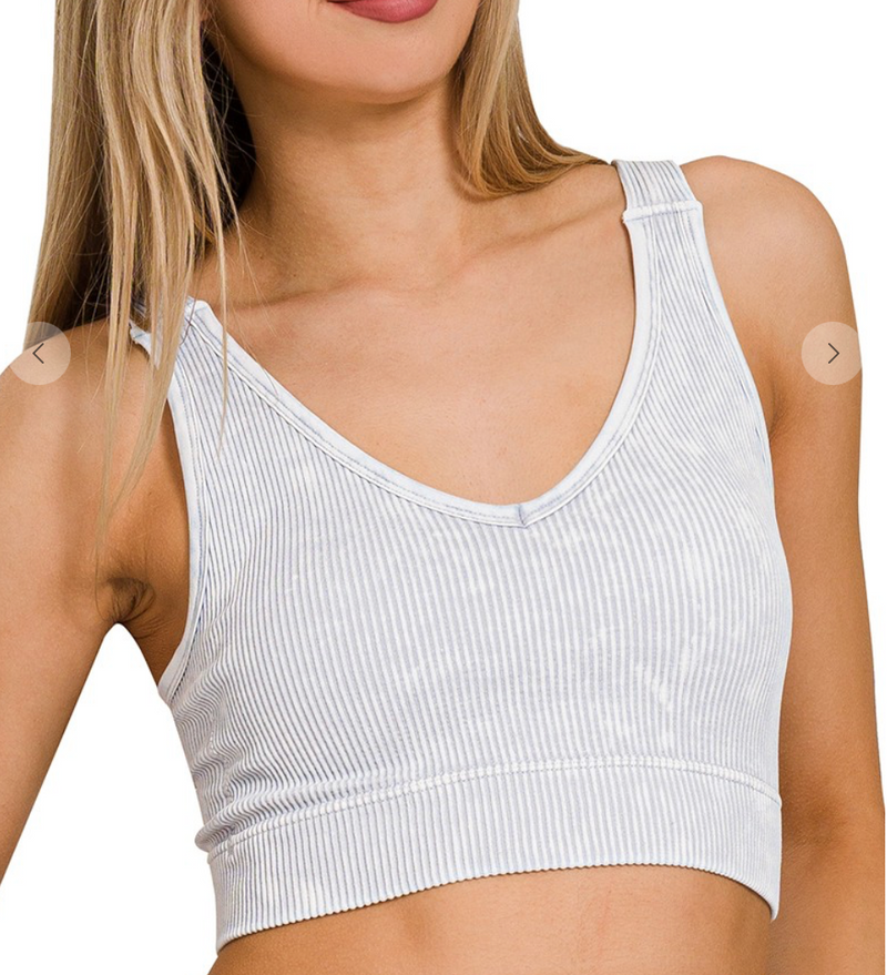 V-Neck Tank W/ Padding - Style 2 (9 colors)
