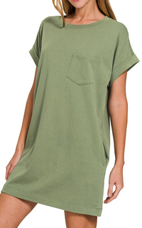 Pocket Tee Dress