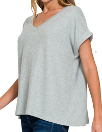 Dreamy V- Neck Tee (NEW COLORS)