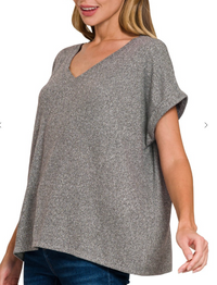 Dreamy V- Neck Tee (NEW COLORS)