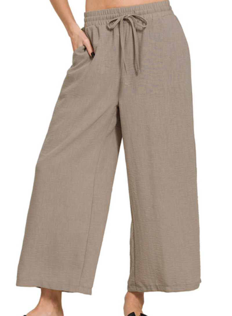 Any Day Crop Pocket Pants