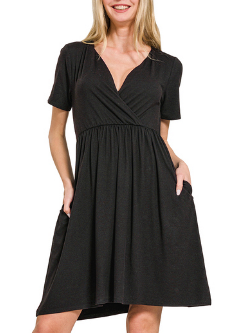 Butterfly Pocket Dress (2 colors)