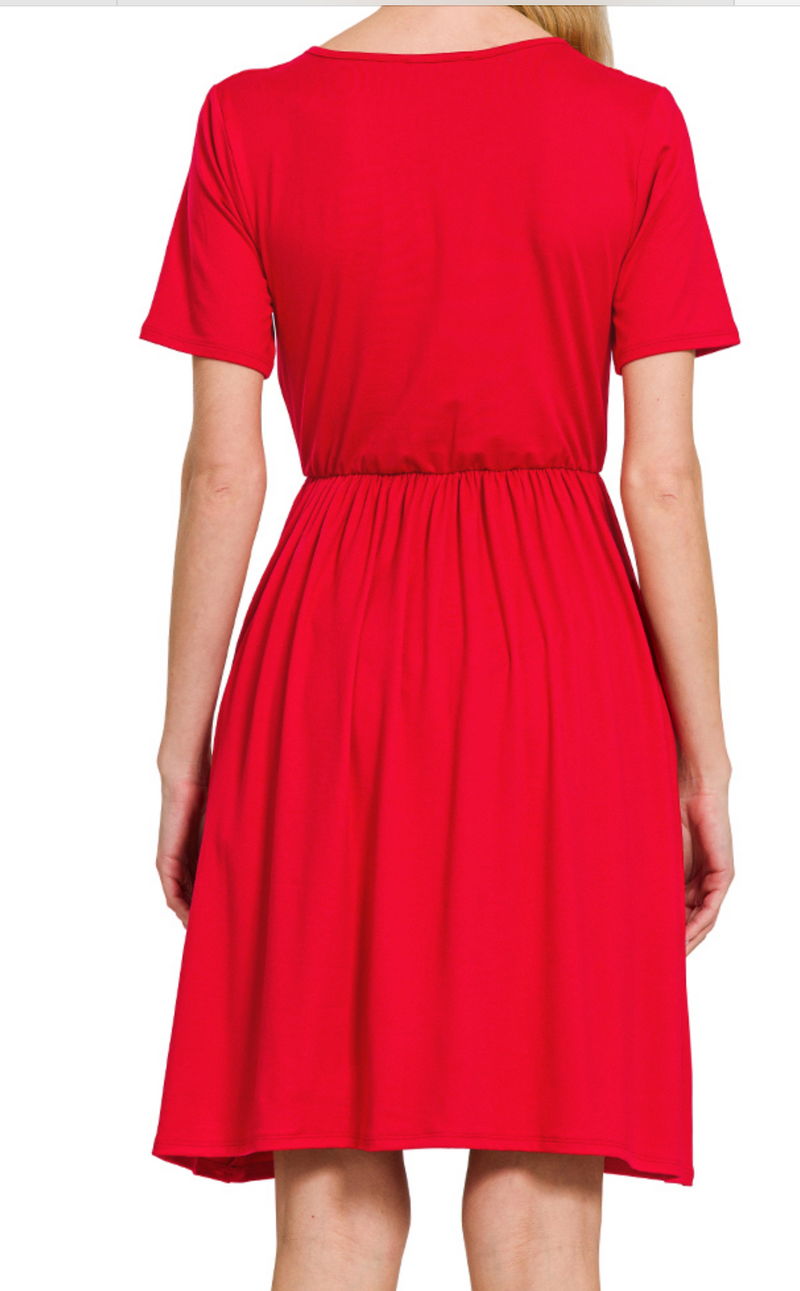 Butterfly Pocket Dress (2 colors)