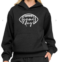 Game Day Embroidered Pullover Hoodie (Relaxed Fit)