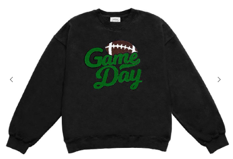 Game Day Patch Relaxed Fit Fleece Sweatshirt (Style #1)