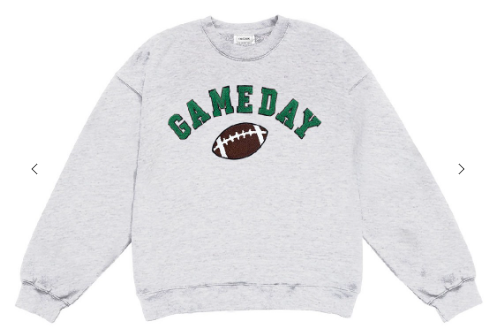 Game Day Patch Relaxed Fit Fleece Sweatshirt (Style #2)