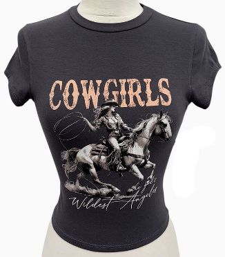 Wildest Angel Cowgirl Baby Tee