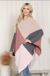 Geometric Squares Poncho