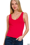 Two Layer V Neck Tank
