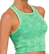 Ribbed Crop Tank w/ Padding