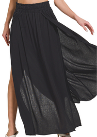 Gauze Long Skirt