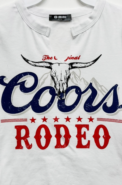 Coors Rodeo Notched V-Neck T-Shirt