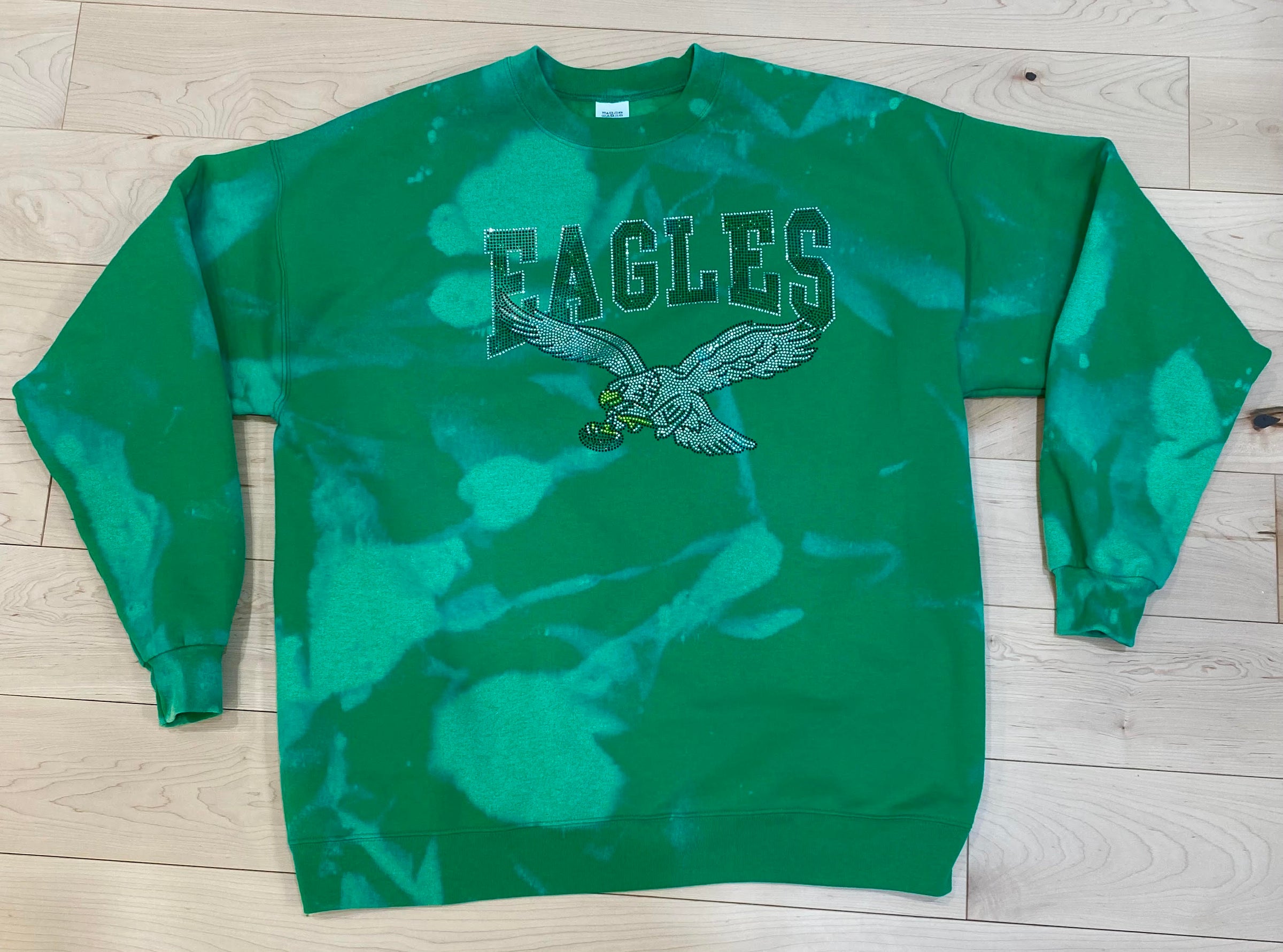 E Bleach Tie Dye Sweatshirt