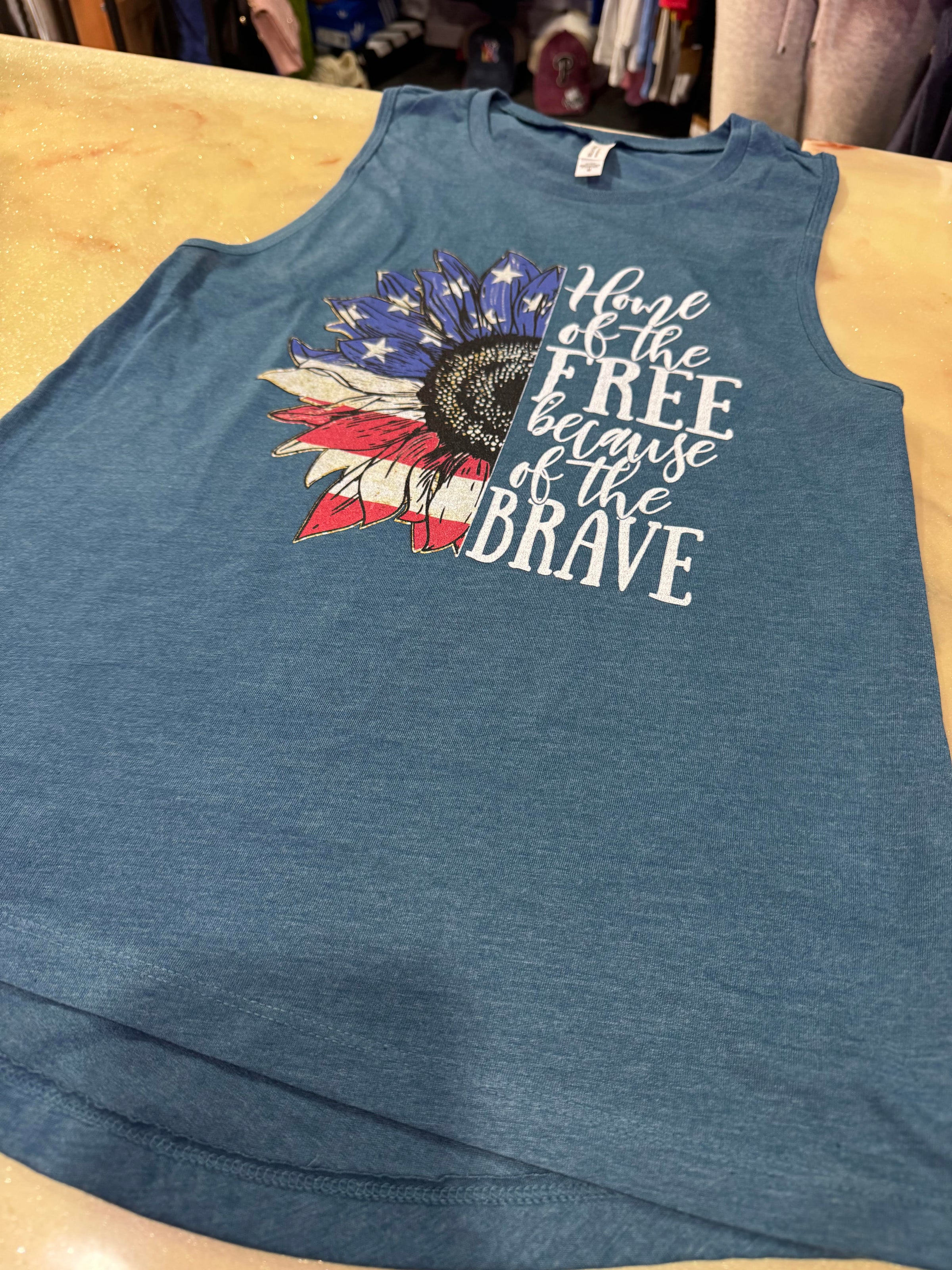 Home of the Free Muscle Tank