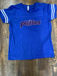 Retro Phillies Bling V-Neck > RESTOCKED