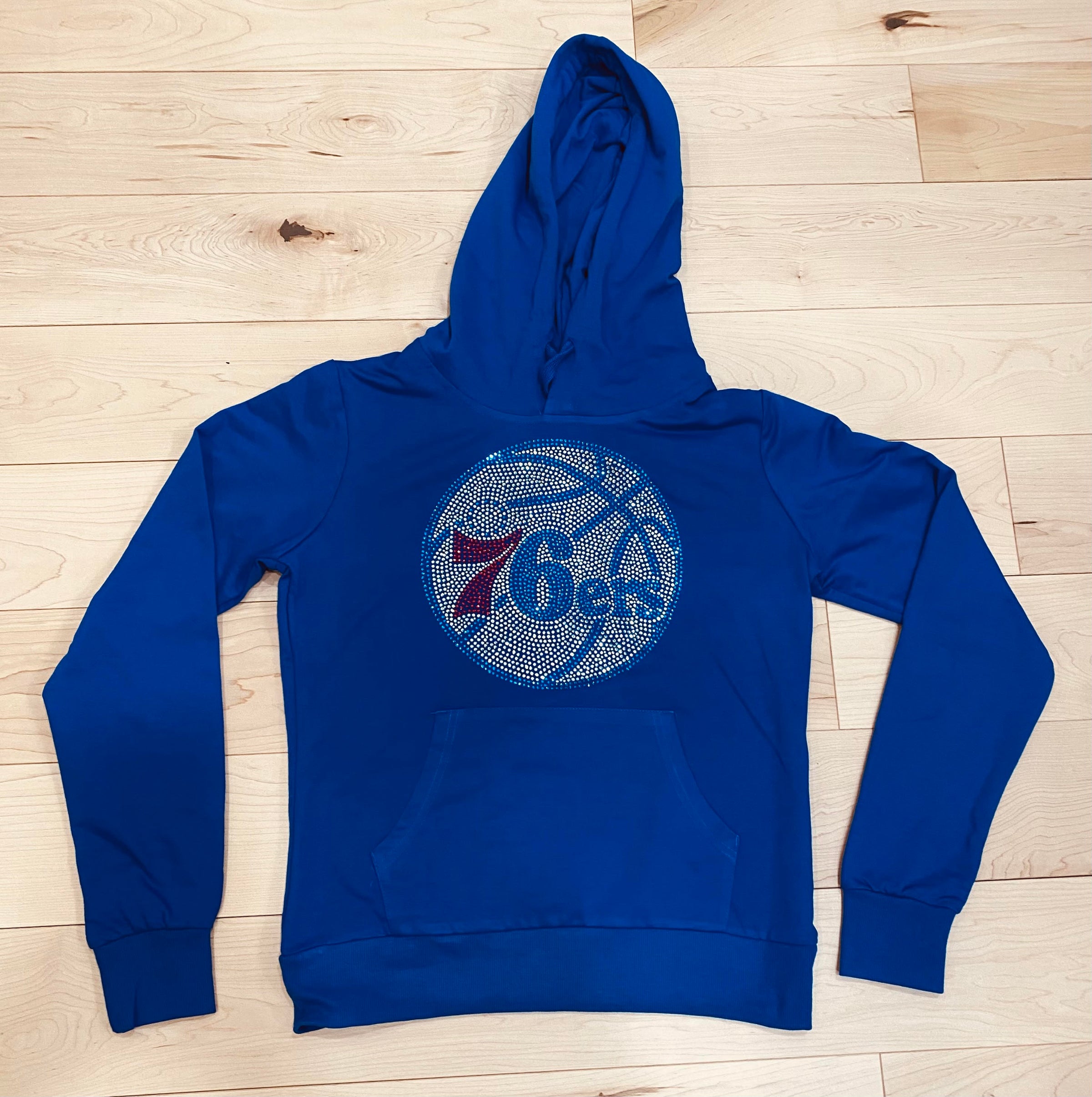 76ers Bling Hoodie