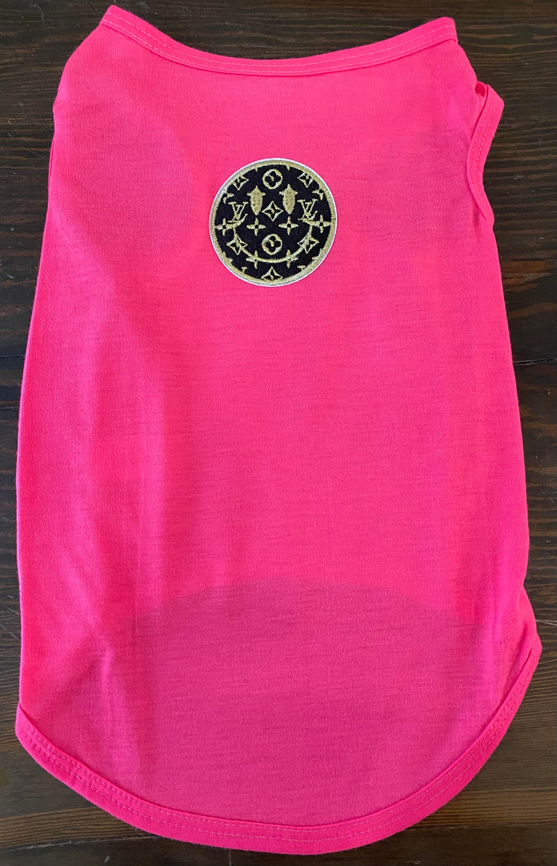 LV Smiley Face Pet T-Shirt