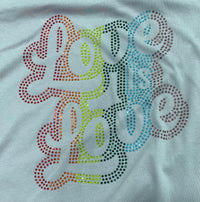 Love is Love Bling T-Shirt