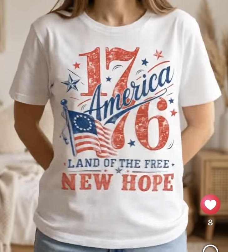 1776 America New Hope Unisex Tee