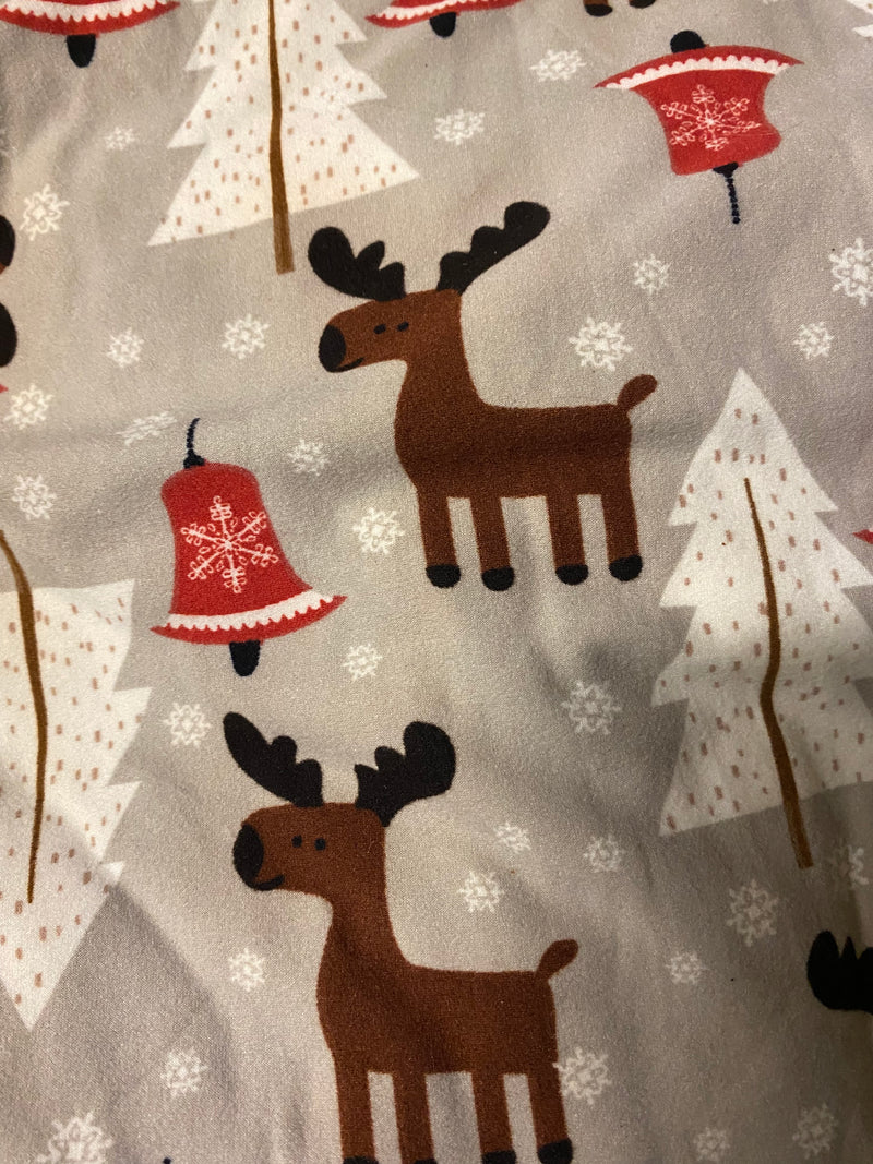 Cute Reindeer and Christmas Tree Leggings