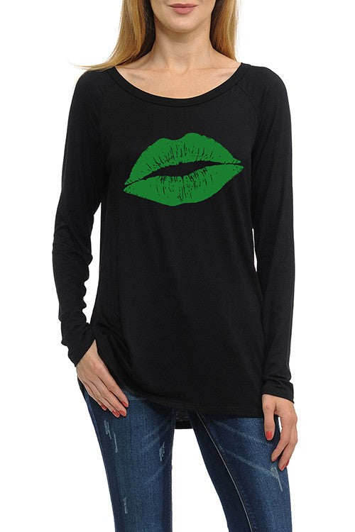 St. Patty's Lips - Black