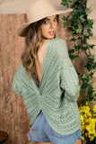 Spring Knit Reverable Sweater