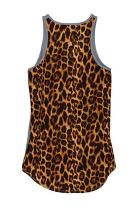 Nine To Wine w/  Animal Print Back Tank