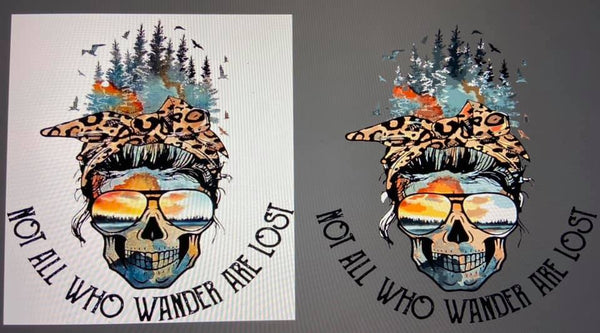 Not All Who Wander Are Lost ( DTG Tee )