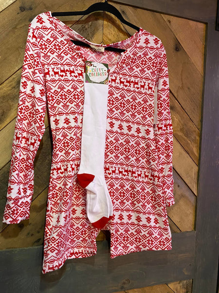 Reindeer and Hearts One Piece Set