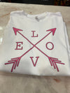 Love Arrow Long Sleeve Tee DTG