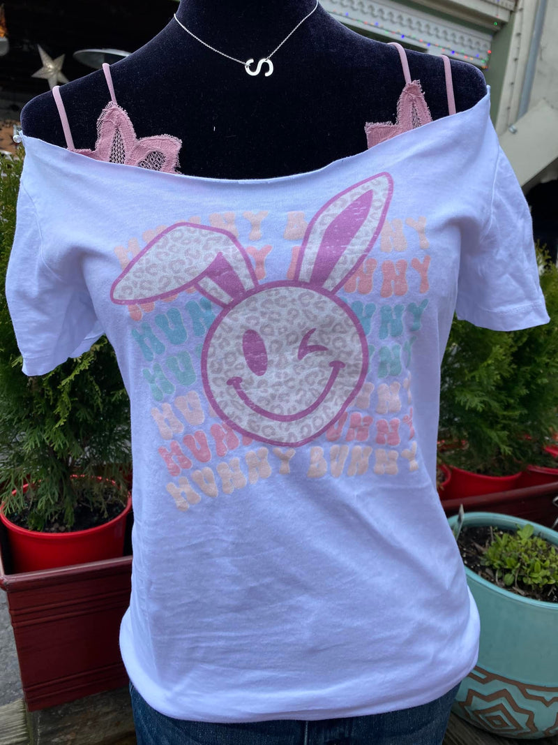 Cut-Out, Hunny Bunny TEE- DTG- FITTED