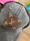 Up-Cycle LV Trucker Hat ( distressed ) RESTOCK