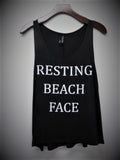 Resting Beach Face Graphic Tee